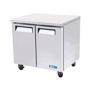 Turbo Air MUR-36-N6 36" Undercounter Cooler Stainless 9 Cu.Ft Refrigerator