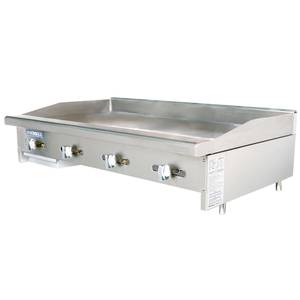 Radiance TAMG-48 48" Counter Top Gas Commercial Flat Griddle 88,000 btu