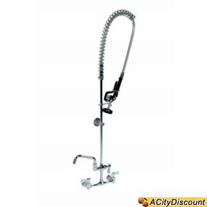 BK Resources BKF-VSMPR-WB-AF12 Pre-Rinse Commercial Faucet 8" Splash Mount w/ Faucet