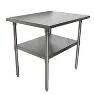 BK Resources VTT-3024 24" x 30" Stainless Work Table with Undershelf