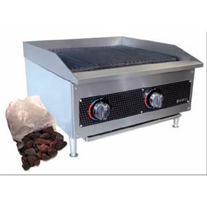 Anvil America CBL9048 Commercial Kitchen 48" Lava / Radiant Gas Char Broiler 