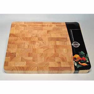  7636 NorPro Rectangular 15x19 Wood Cutting Board W/ Gravy Groove 