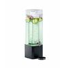 Cal-Mil 1112-3-13 7in x 9in Glass Body 3gl Square Beverage Dispenser 