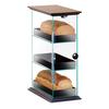 Cal-Mil 1204-52 Westport 8in x 13in Clear Acrylic 3-Tier Stackable Bread Box 