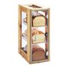 Cal-Mil 1204-99 Madera 8in x 13in Clear Acrylic 3-Tier Stackable Bread Box 
