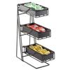 Cal-Mil 1235-13-96 Midnight Bamboo 5.25in x 14in x 18"H Condiment Organizer 