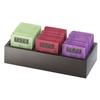 Cal-Mil 1246-96 Midnight Bamboo 9.5in x 4.5in (3) Slot Packet Dispenser 