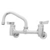 Fisher 13210 Backsplash Mount 8"Centers with 16"Swing Spout & Lever Handles 