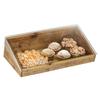 Cal-Mil 1332-12-99 Madera 20in x 11in Rustic Pine Stacking Bin with Lid 
