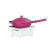 Cal-Mil 1348-12-15 Juno 10.25in x 10in Square White Chafing Dish Stand 