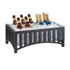 Cal-Mil 1365-12-13 Mission 14in x 22in Black Beverage Ice Display 