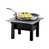 Cal-Mil 1409-12-13 Modern 12in x 12in Black Plastic Chafing Dish Stand 