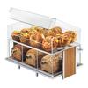 Cal-Mil 1478 Eco Modern 19in x 13in Clear Acrylic Display Case with Cover 