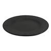 GET 15003218001 Sustain Black Melamine 12.5in dia. Plate - 6 Each 