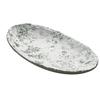 GET 15005085006 Endure Pebble Melamine 12.4in x 7in Oval Plate - 1dz 