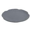 GET 15005112005 Endure Weathered Onyx Melamine 12in dia. Plate - 1dz 