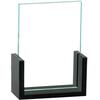 Cal-Mil 1510-46-96 Midnight Bamboo 4in x 6"H U-Frame Card Holder - 6 Each 