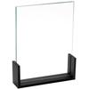 Cal-Mil 1510-811-96 Midnight Bamboo 8.5in x 11"H U-Frame Card Holder - 6 Each 