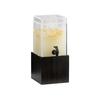 Cal-Mil 1527-1-96 Midnight Bamboo 8.25in x 9.75in Clear Beverage Dispenser 