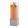 Cal-Mil 1527-3-110 Aspen 8.5in x 8.5in Clear Acrylic 3gl Beverage Dispenser 