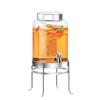 Cal-Mil 1580-2-74 SoHo 10in x 12in Clear 2gl Beverage Dispenser 