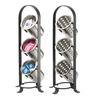 Cal-Mil 1583-13 SoHo 8.75in x 8.5in Black 3-Tier Flatware Cylinder Holder 