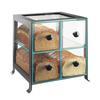 Cal-Mil 1586-13 SoHo 14in x 13in Clear Acrylic 2-Tier Countertop Bread Case 