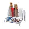 Cal-Mil 1594-74 SoHo 15.75inx 11.75"Silver(6) Compartment Condiment Organizer 