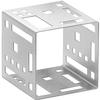 Cal-Mil 1607-7-55 Squared 7in x 7in Stainless Steel Cube Riser 