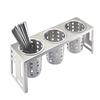 Cal-Mil 1608-55 Squared 16inx 5.25in Stainless Steel Flatware Cylinder Display 