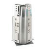 Cal-Mil 1615-55 Squared 8.25in x 8.25in Stainless Steel Cup/Lid Dispenser 