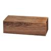 Cal-Mil 166-7-78 Mid-Century 20in x 7in x 7"H Walnut Display Riser 