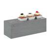 Cal-Mil 166-7-83 Ashwood 20in x 7in x 7"H Gray Wash Oak Wood Display Riser 