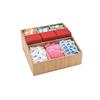 Cal-Mil 1714-60 Bamboo 12in x 12in (9) Compartment Multi-Section Organizer 