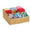 Cal-Mil 1714-99 Madera 12in x 12in Rustic Pine Multi-Section Organizer 
