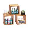 Cal-Mil 1929-12-60 Bamboo 12in x 12in Library Cube Riser 