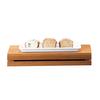 Cal-Mil 1943-3-60 Bamboo 20in x 7in x 3"H Rectangular Crate Riser 