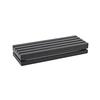Cal-Mil 1943-3-96 Midnight Bamboo 20in x 7in x 3"H Rectangular Crate Riser 