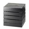 Cal-Mil 1944-12-96 Midnight Bamboo 12in x 12in x 12"H Square Crate Riser 