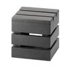 Cal-Mil 1944-6-96 Midnight Bamboo 6in x 6in x 6"H Square Crate Riser 
