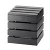 Cal-Mil 1944-9-96 Midnight Bamboo 9in x 9in x 9"H Square Crate Riser 