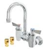 Fisher 19600 4in Backsplash Control Valve with 2.2 GPM 6in Gooseneck Spout 