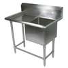 John Boos 1 Compartment 18in x 18in Stainless Steel Pro-Bowl Sink - 1PB184-1D18L 