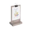 Cal-Mil 2036-46-110 Aspen 2.5in x 4.5in Signholder Clip - 6 Each 