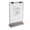 Cal-Mil 2036-811-110 Aspen 2.5in x 9.25in Signholder Clip - 6 Each 