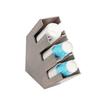 Cal-Mil 2048-3-110 Aspen 17in x 4.5in Pine Wood Angled Cups/Lids Organizer 