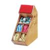 Cal-Mil 2052-99 Madera 6in x 13in Rustic Pine Condiment/Stir-Stick Organizer 