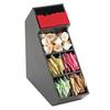 Cal-Mil 2052 Classic 5.5in x 13.25in Black Plastic Condiment Organizer 
