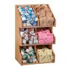 Cal-Mil 2054-60 Bamboo 10.25in x 6.75in 3-Tier Condiment Organizer 