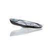 Mikasa Hospitality 2085-43 Ardacam Black Glass 5oz Tilt Deep Plate - 8 Each 